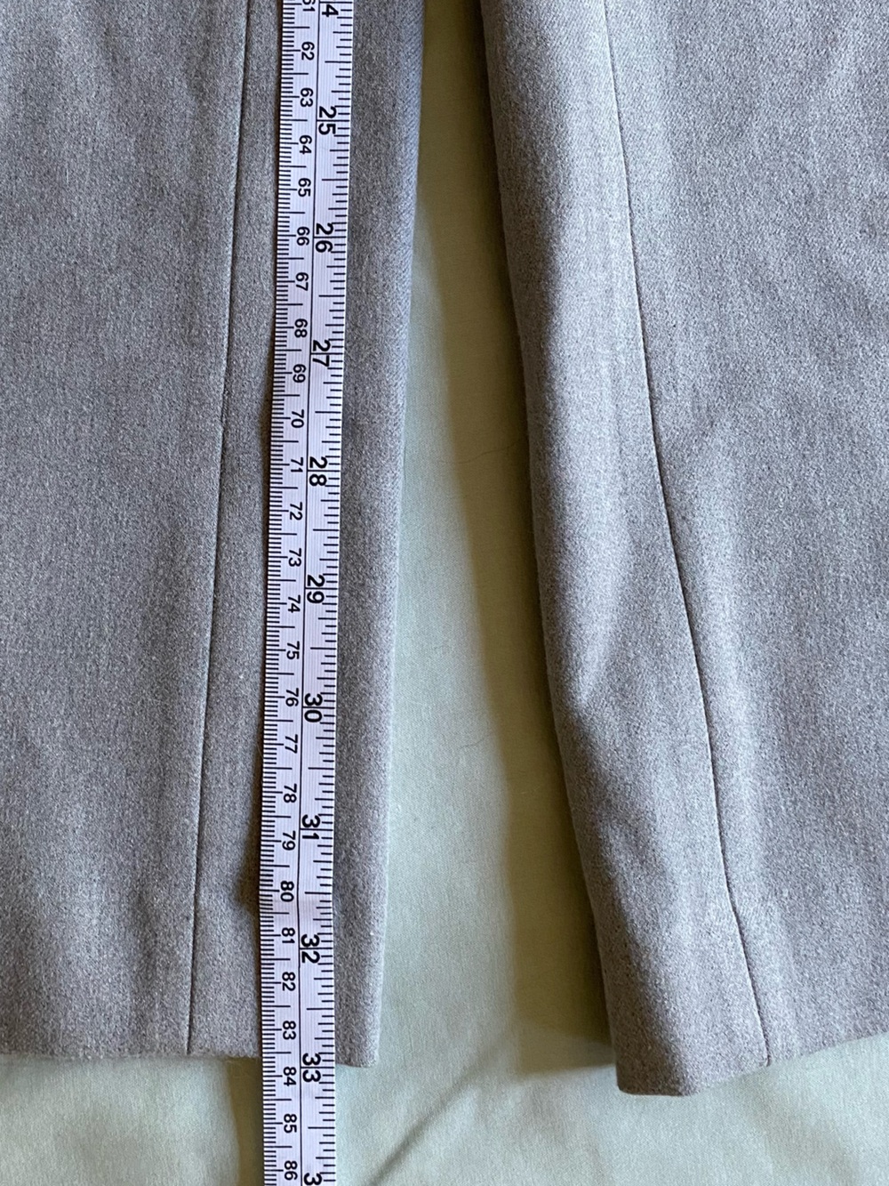 Calvin Klein Women's Gray Single-Button Blazer + Wide Leg Pant Set - Picture 4 of 8
